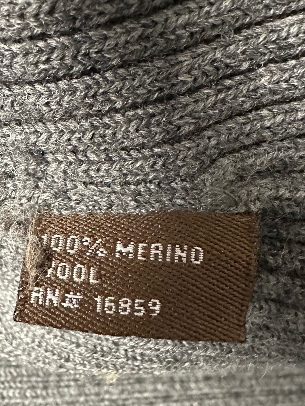 J. McLaughlin Gray 100% Merino Wool Ribbed Zip Up Cardigan Tunic Size XS Chic - Picture 8 of 10